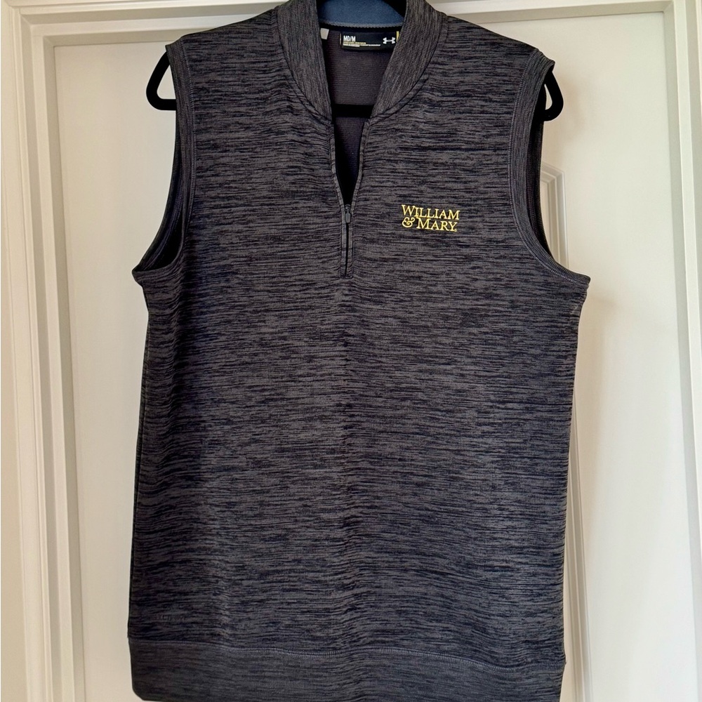 Under Armour Storm1 Mens Medium Black/Grey 1/4 Zip Cold Gear H2O resistant Vest